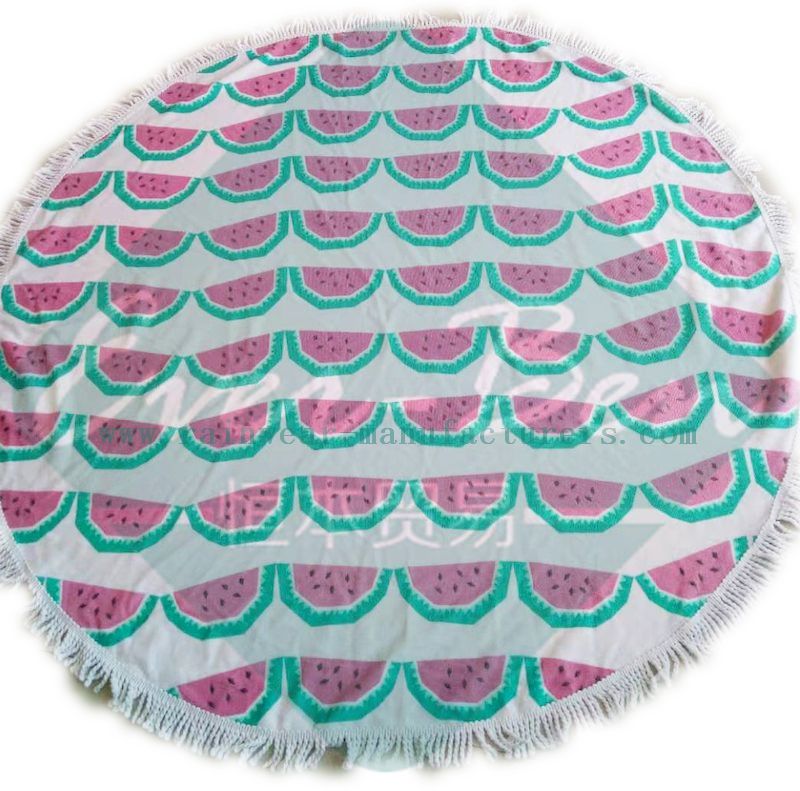Round big beach towels